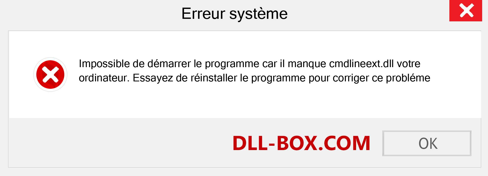 Le fichier cmdlineext.dll est manquant ?. Télécharger pour Windows 7, 8, 10 - Correction de l'erreur manquante cmdlineext dll sur Windows, photos, images